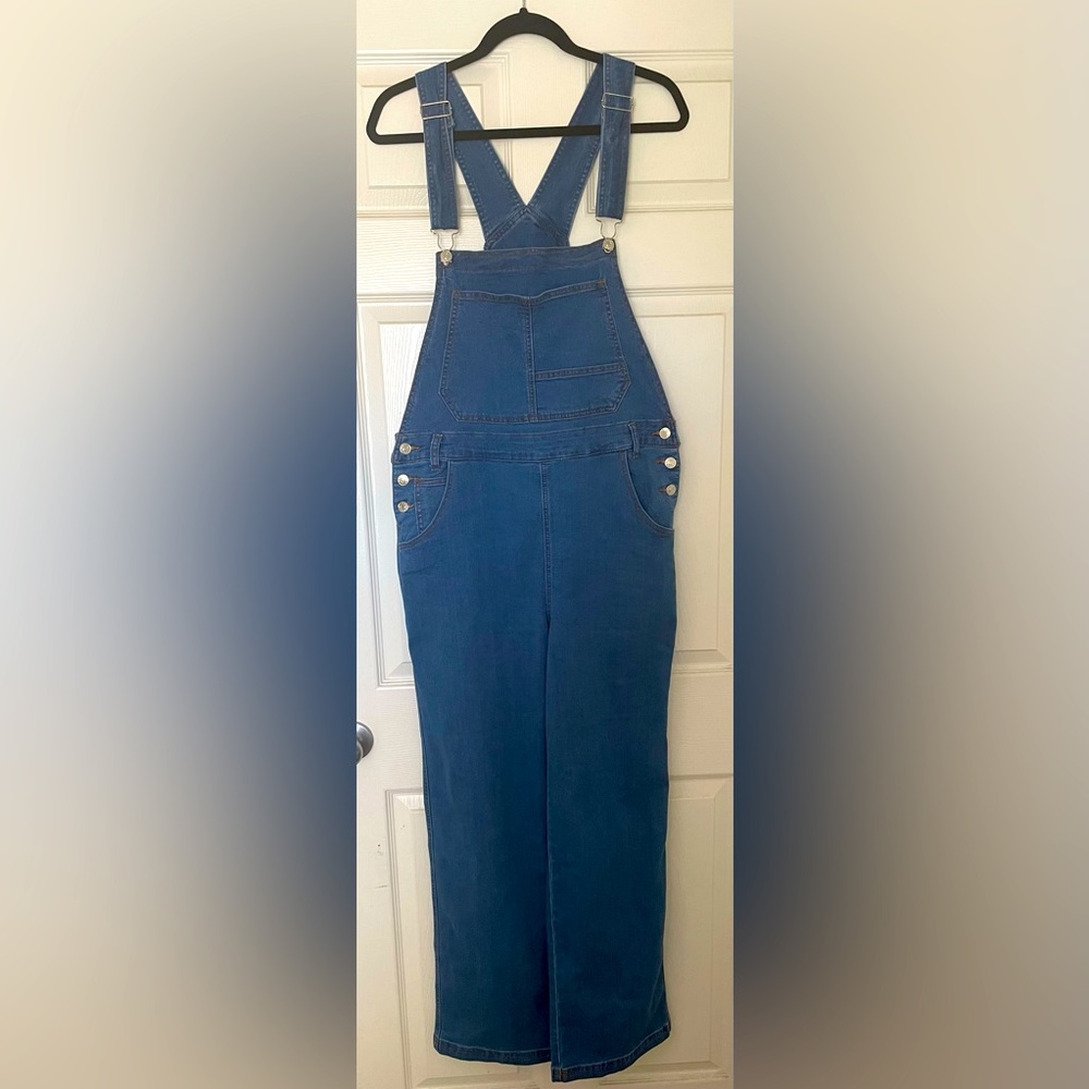 NWOT Light blue denim overalls